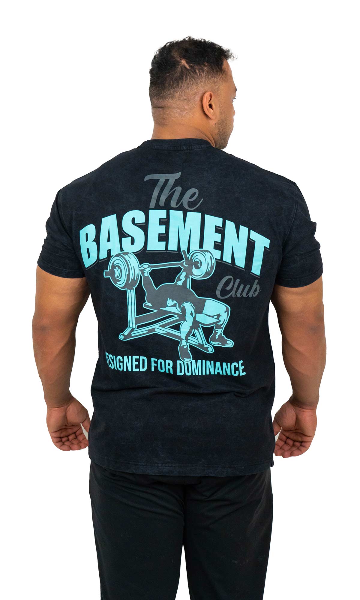 Blue Bench Acid Washed Black T-Shirt